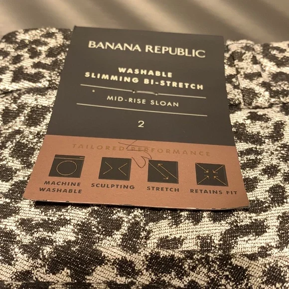 Banana Republic Mid-Rise Sloan Ankle Pant Size 2 NWT - Picture 2 of 9